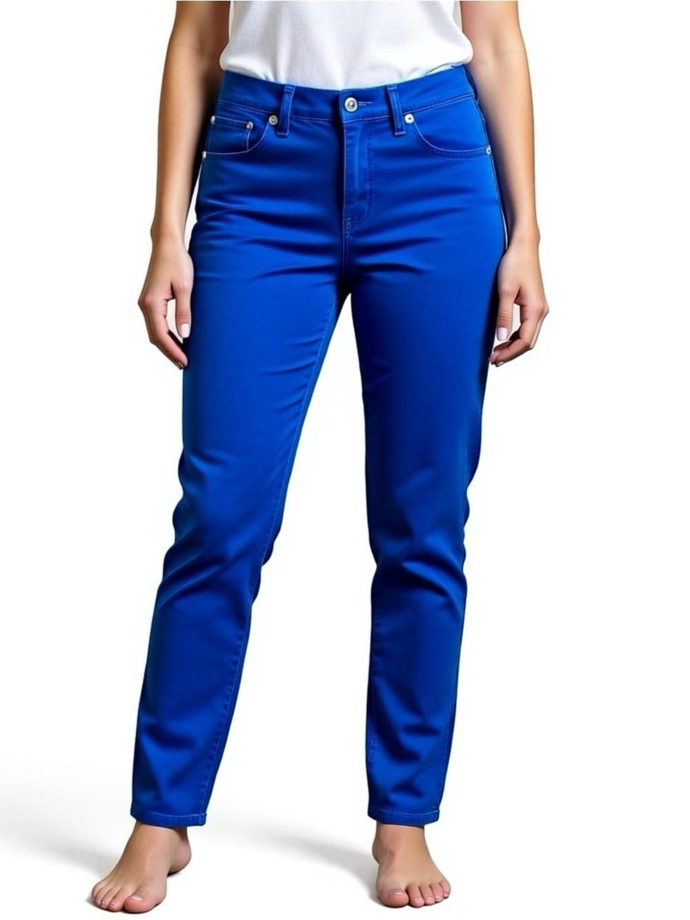 J Crew Lookout High Rise Skinny Jeans Pants Womens Size 28 Blue Cotton Stretch